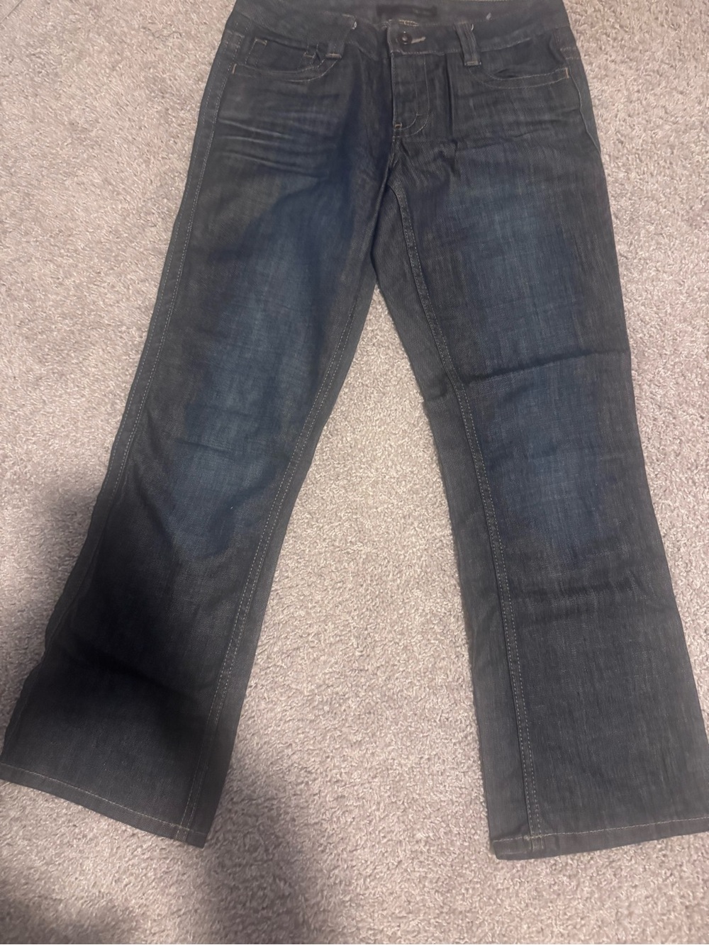 Calvin Klein Jeans Men's Dark Blue Bootcut Denim